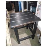 MASON Black Poly Outdoor Side Table