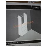 25" Raised White Hanging Tower