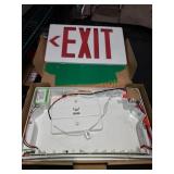 Commercial Electric LED Red/Green Exit Sign