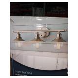 Hampton Bay Nickel 25"W Vanity Fixture