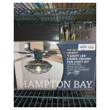 Hampton Bay 1-light LED Caged Ceiling Fan Light