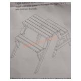 North beam interchangeable picnic table garden