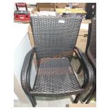 Set of 2 Wicker Outdoor Chairs