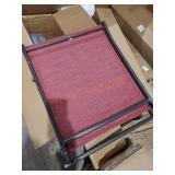 StyleWell 2-Pk Patio Sling Chair in Red