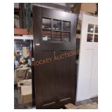 36"x79" 6 Lite Wood Slab Door