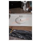 Glacier Bay Vanity top sink apx 37in