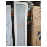 18" x 78" Foggy Glass Panel Doors