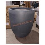 16" x 22" Grey Ceramic Planter