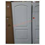 36" × 80" Two-Panel Door White Finish