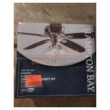 Hampton Bay rockport 3-light ceiling fan light
