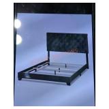 Baxton Studio Full Candance Grey Velvet Bedframe