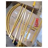 Gold Metal Backdrop Stand Arch Arbor