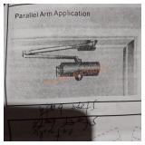 Lot of 3 door hinge hardware