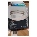 Hampto bay 12in led flush mount light