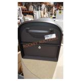 Metal mailbox apx 19x11 in