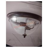 Hampton Bay 13" Bronze Flush Mount Light