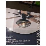 Hampton Bay Caged Ceiling Fan Light Kit
