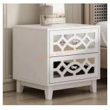 Mirrored Night Stand 18"W