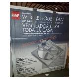 GAF Master Flow 6000CFM 30"Whole House Fan