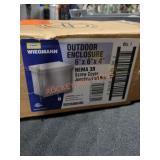 Hubbel Wiegmann Outdoor Enclosure, 6" x 6" x 4"