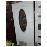 35.5"W×79"H 3-Panel Door with Window Mosaic