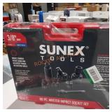 Sunex toils 3/8 in 80pc master impact socket set