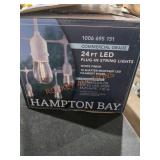Hampton Bay 24 ft LED Plug In String Lights