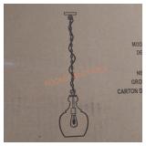 Blackened Bronze pendant light