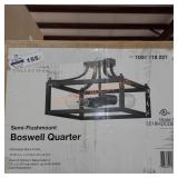 Home Decorators semi flush mount light fixture