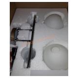 13.5 in. 2 Light Chrome Vanity Light