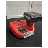 Milwaukee M12 5 AH Battery and M12 Charger