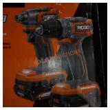 Rigid 18v 1/2in drill driver impact driver kit