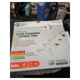 Commercial Electric 4pk 5/6" Recessed Trim