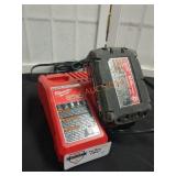 Milwaukee M18 2.0 AH Battery & M12/M18 Charger