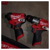 Milwaukee 1/2in hammer drill driver 1/4 in impact