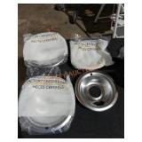 Whirlpool Drip Pan Kit Chrome Bowls, Set of 4