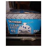 UltraSac Clear 45 Gal. Bag (100-count)