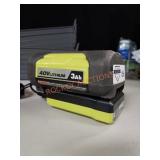 Ryobi 40V Lithium 3ah Battery and Charger