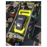 Ryobi 40v 20" Self Propelled Push Lawn Mower
