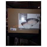 13" 2-Light Flush Mount 2-Pack