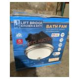 Lift Bright 110cfm Bath Fan and Light