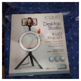 Iconic desktop studio 8in led ring light