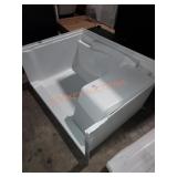 48"x36" Seated Bathtub Base w/ Walls