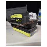 Ryobi 40V Lithium 4ah Battery and Charger