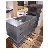 48"L Blue Bathroom Vanity Base