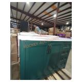 48" W x 22" D x 36" H Green Vanity with Top