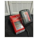 Milwaukee M18 2.0 AH Battery & M12/M18 Charger