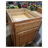 21" x 24" x 35" Brown Cabinet