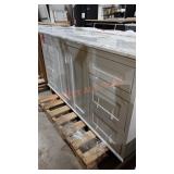 Vanity sink combo apx 60 x 22 x 30 in