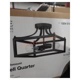 Home Decorators Semi-Flush Boswell Quarter